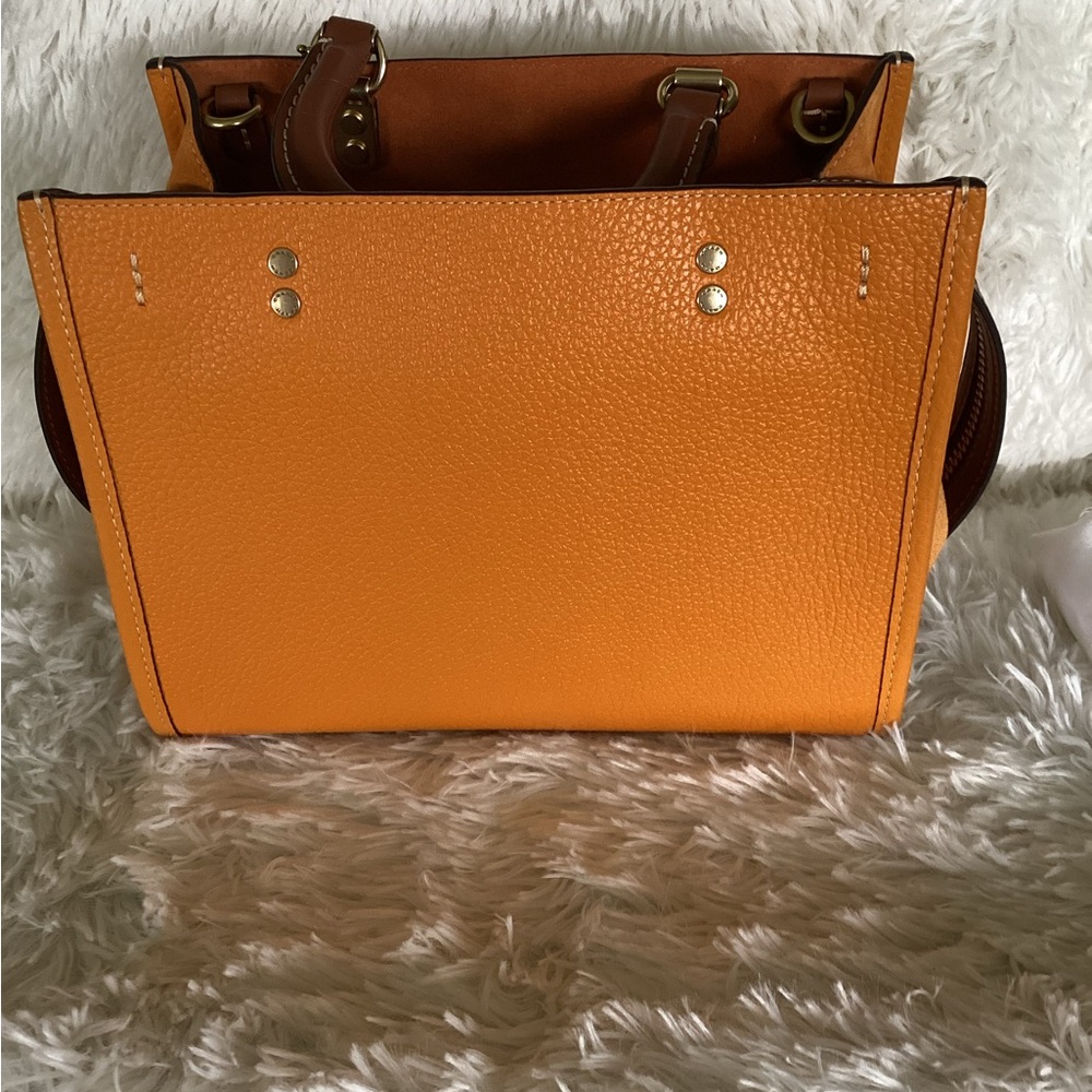 Coach Rogue 25" in Orange papaya color. - Picture 3 of 12